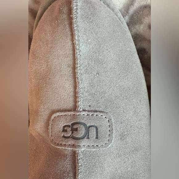 UGG Discoquette Genuine Shearling Slide Slipper Light Grey Women’s - Picture 4 of 6